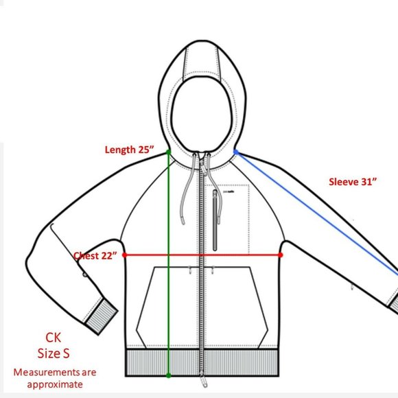 Calvin Klein Jeans Men's Full Zip Hooded Windbreaker Jacket Black 2490 0029 010 - Picture 14 of 16